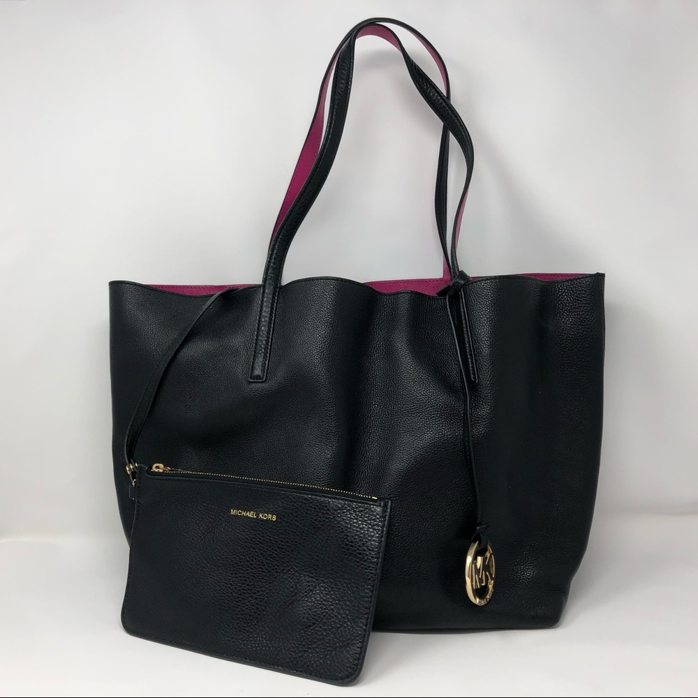 Michael Kors reversible tote with zip pouch